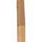 Ekena Millwork 4"W x 18"D x 22"H Merced Rough Sawn Knee Brace, Western Red Cedar BRC04X18X22MRC00RWR - alternate 2